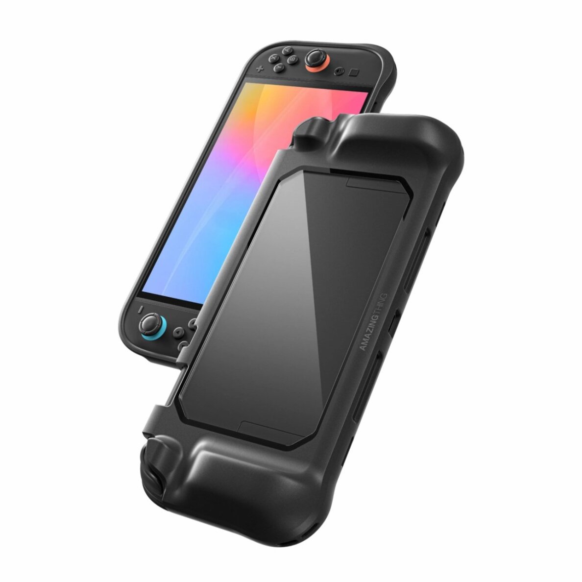 Nintendo Switch 2 dėklas AmazingThing PlayShield Bunker – juodas