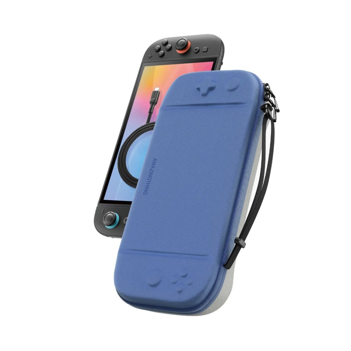 Nintendo Switch 2 dėklas AmazingThing PlayShield EDC Protective – mėlynas