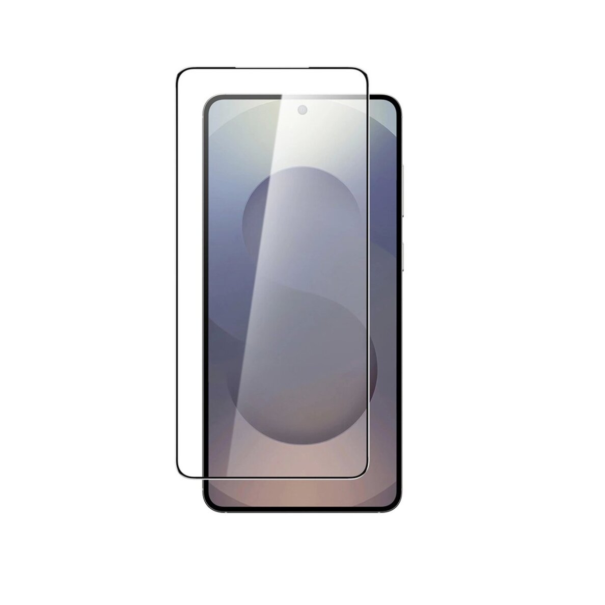 Samsung S25 Edge AmazingThing Radix Full Glass grūdintas stiklas su juodu rėmeliu