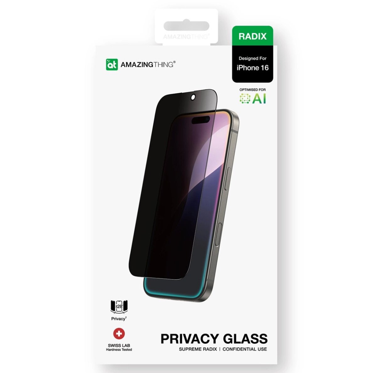 iPhone 16 AmazingThing Radix Privacy Glass privatumo grūdintas stiklas 10 iPhone 16 AmazingThing Radix Privacy Glass privatumo grūdintas stiklas 10