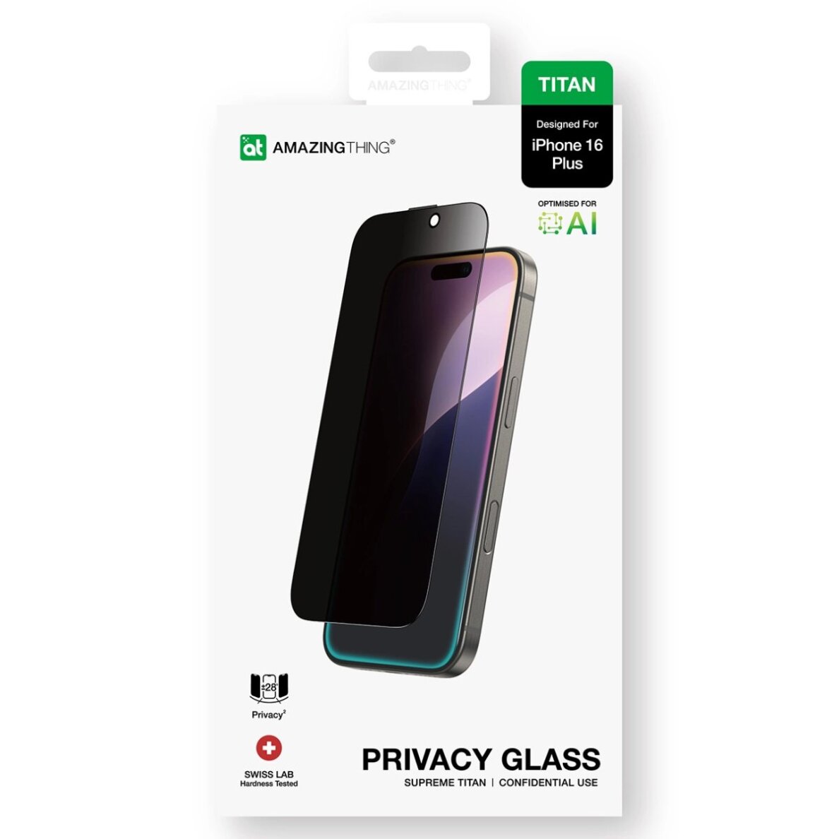 iPhone 16 Plus AmazingThing Titan Privacy Glass privatumo grūdintas stiklas 11 iPhone 16 Plus AmazingThing Titan Privacy Glass privatumo grūdintas stiklas 11