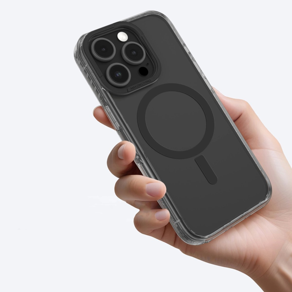 iPhone 16 Pro Max AmazingThing Titan Pro Mag dėklas su magnetiniu žiedu - juodas 5 iPhone 16 Pro Max AmazingThing Titan Pro Mag dėklas su magnetiniu žiedu - juodas 5