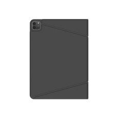 iPad Air M3 11" AmazingThing Matte Pro Mag Folio dėklas su stovu – juodas