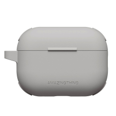 AirPods Pro 2 AmazingThing Omni silikoninis dėklas - pilkas