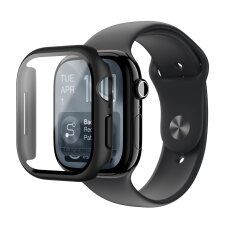 Apple Watch Series 11 42mm AmazingThing Radix ekrano apsauginis stiklas su dėklu – juodas