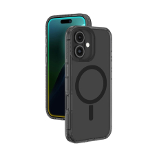 iPhone 16 Plus AmazingThing Titan Pro Mag dėklas su magnetiniu žiedu - juodas