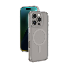 iPhone 16 Pro Max AmazingThing Titan Pro Mag dėklas su magnetiniu žiedu - pilkas