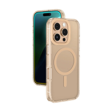 iPhone 16 Pro Max AmazingThing Titan Pro Mag dėklas su magnetiniu žiedu - rožinis auksas