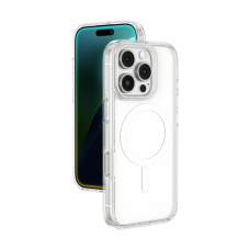 iPhone 16 Pro Max AmazingThing Titan Pro Mag dėklas su magnetiniu žiedu - permatomas
