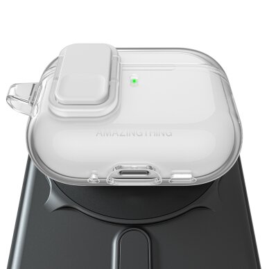 AirPods Pro 3 AmazingThing Minimal dėklas – skaidrus 5 AirPods Pro 3 AmazingThing Minimal dėklas – skaidrus 5