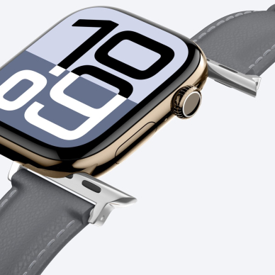 Apple Watch 45/46/49mm AmazingThing Class Band odinis dirželis - pilkas 6