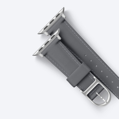 Apple Watch 45/46/49mm AmazingThing Class Band odinis dirželis - pilkas 7