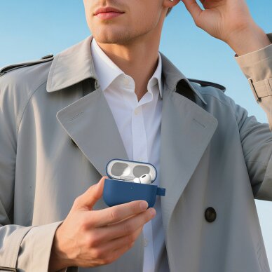 AirPods Pro 3 AmazingThing Glamour apsauginis dėklas – mėlynas 4