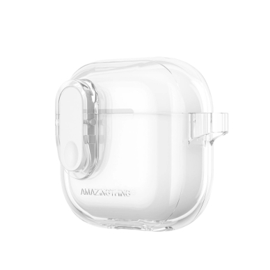 AirPods 4 AmazingThing Minimal dėklas - skaidrus 2