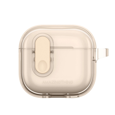 AirPods 4 AmazingThing Minimal dėklas – smėlio 1