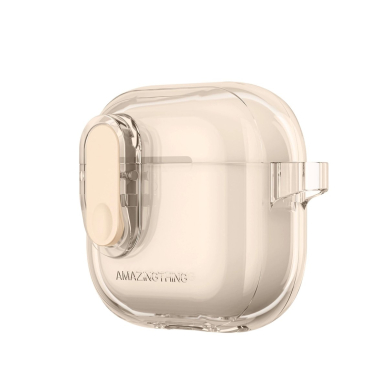 AirPods 4 AmazingThing Minimal dėklas – smėlio 3
