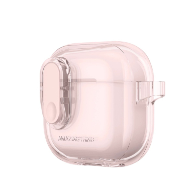 AirPods 4 AmazingThing Minimal dėklas – rožinis 4