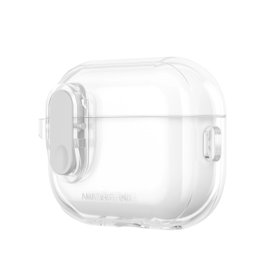 AirPods Pro 2 AmazingThing Minimal silikoninis dėklas - permatomas 2