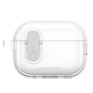 AirPods Pro 2 AmazingThing Minimal silikoninis dėklas - permatomas