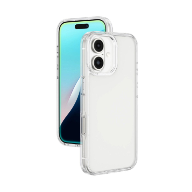 iPhone 16 Plus AmazingThing Minimal silikoninis dėklas - permatomas