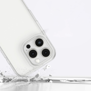 iPhone 16 Pro AmazingThing Minimal silikoninis dėklas - permatomas 7