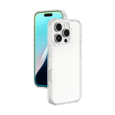 iPhone 16 Pro AmazingThing Minimal silikoninis dėklas - permatomas