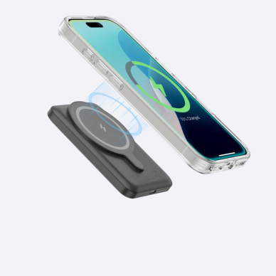 iPhone 16 Plus AmazingThing Minimal Mag dėklas su magnetiniu žiedu - permatomas 8