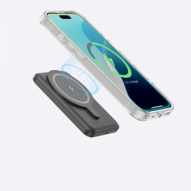 iPhone 16 Pro Max AmazingThing Minimal Mag dėklas su magnetiniu žiedu - permatomas 8