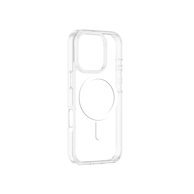 iPhone 16 Pro AmazingThing Minimal Mag dėklas su magnetiniu žiedu - permatomas 3