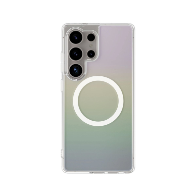 Samsung Galaxy S25 Ultra AmazingThing Minimal Mag dėklas su magnetiniu žiedu - vaivorykštinis 1