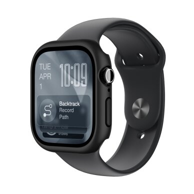 Apple Watch Series 11 42mm AmazingThing Minimal apsauginis dėklas – juodas 5