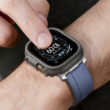 Apple Watch Ultra 3 49mm AmazingThing Minimal apsauginis dėklas – juodas 11