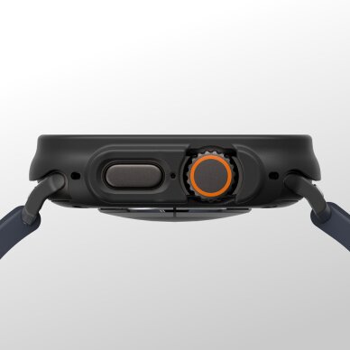 Apple Watch Ultra 3 49mm AmazingThing Minimal apsauginis dėklas – juodas 12