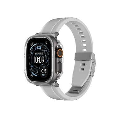 Apple Watch Ultra 3 49mm AmazingThing Minimal apsauginis dėklas – skaidrus 2