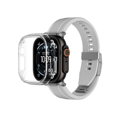 Apple Watch Ultra 3 49mm AmazingThing Minimal apsauginis dėklas – skaidrus Apple Watch Ultra 3 49mm AmazingThing Minimal apsauginis dėklas – skaidrus
