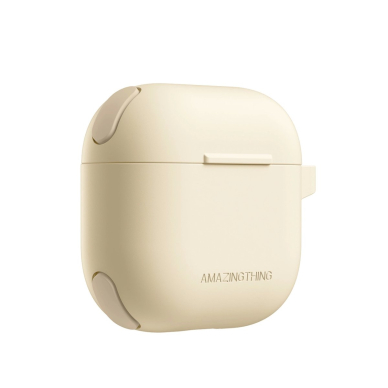 AirPods 4 AmazingThing Omni dėklas - smėlio 1