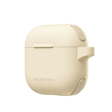 AirPods 4 AmazingThing Omni dėklas - smėlio 2