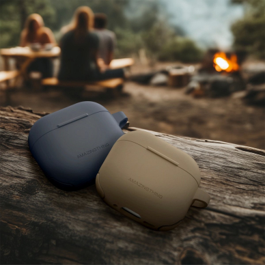 AirPods 4 AmazingThing Omni dėklas - smėlio 5