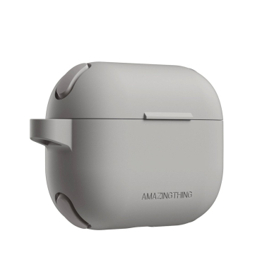 AirPods Pro 2 AmazingThing Omni silikoninis dėklas - pilkas 1