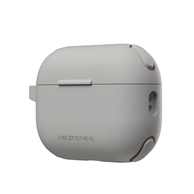 AirPods Pro 2 AmazingThing Omni silikoninis dėklas - pilkas 2