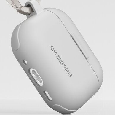 AirPods Pro 3 AmazingThing Omni Titan dėklas – baltas 4