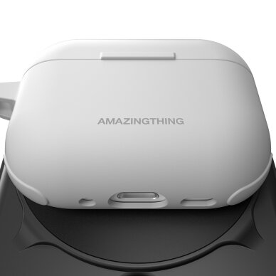 AirPods Pro 3 AmazingThing Omni Titan dėklas – baltas 5