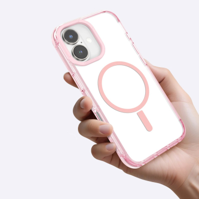 iPhone 16 Plus AmazingThing Omni Mag dėklas - tamsiai rožinis 5