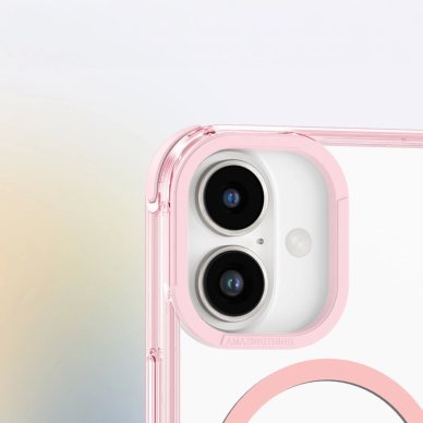 iPhone 16 Plus AmazingThing Omni Mag dėklas - tamsiai rožinis 9