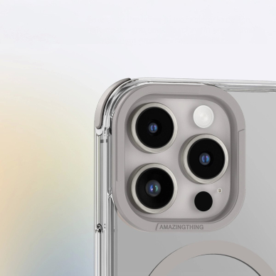 iPhone 16 Pro Max AmazingThing Omni Mag dėklas - pilkas 10