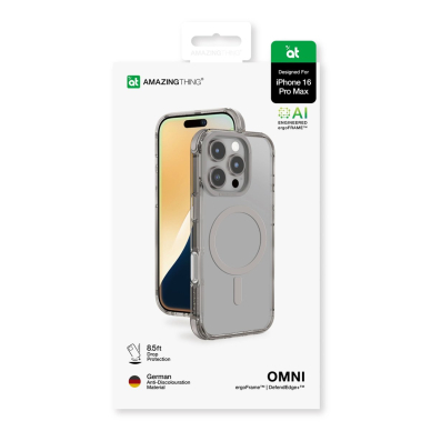 iPhone 16 Pro Max AmazingThing Omni Mag dėklas - pilkas 11