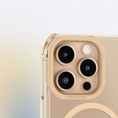 iPhone 16 Pro Max AmazingThing Omni Mag dėklas - rožinis auksas 10