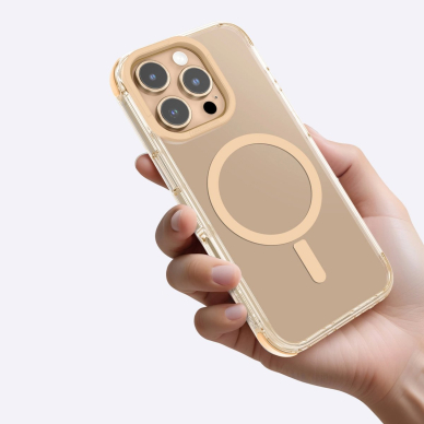 iPhone 16 Pro Max AmazingThing Omni Mag dėklas - rožinis auksas 4