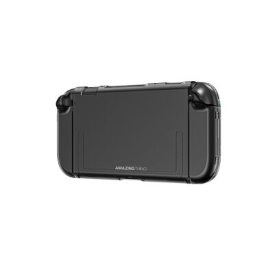 Nintendo Switch 2 dėklas AmazingThing PlayShield Bare – skaidrus/juodas 3