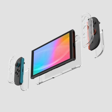 Nintendo Switch 2 dėklas AmazingThing PlayShield Bare – permatomas 1 Nintendo Switch 2 dėklas AmazingThing PlayShield Bare – permatomas 1